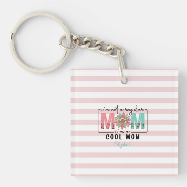 Jag är inte en vanlig mamma rosa ränder (Framsidan)