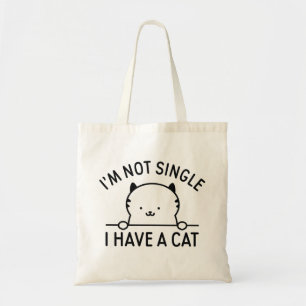 Jag är inte ensam. Jag har ett katt Tygkasse