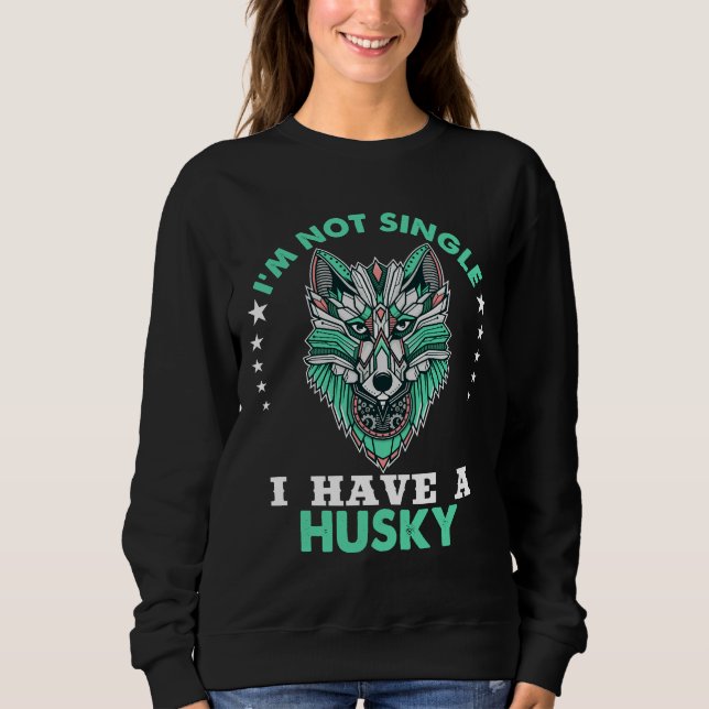 Jag är inte ensam om att jag har ett Husky T Shirt (Framsida)