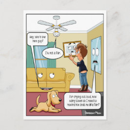 Jag är inte ett fan Rolig vykort