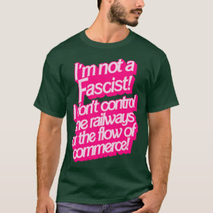 Jag är inte fascist t shirt