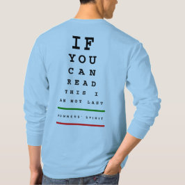 Jag är inte förra Öga-diagrammet - LS Sport-Tek Ru T Shirt