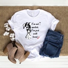 Jag är inte förstörd, jag är bara älskad, Rolig hu T Shirt