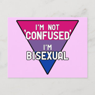 Jag är inte förvirrad, jag är Bisexual Vykort