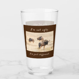 Jag är inte ful vildaste bild med text glaskopp