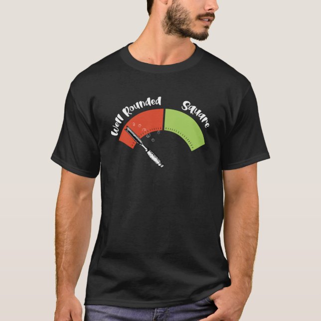 Jag är inte fyrkantig. t shirt (Framsida)