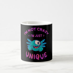 Jag är inte galen, jag är bara unik Axolotl Kaffemugg