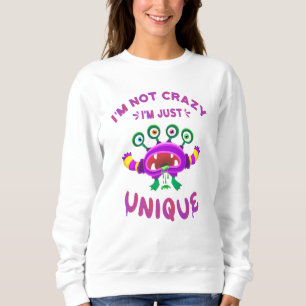 Jag är inte galen, jag är bara unik t shirt