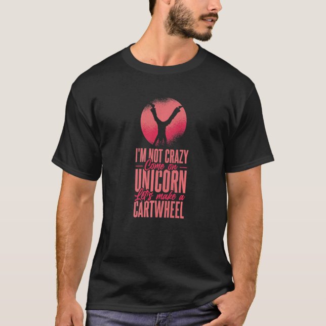 Jag är inte galen Uni T Shirt (Framsida)