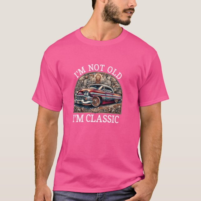 Jag är inte gammal.. - Chicano Lowrider - Vinta T Shirt (Framsida)