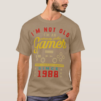 Jag är inte gammal Im A kompetent 1988VideogameGam T Shirt