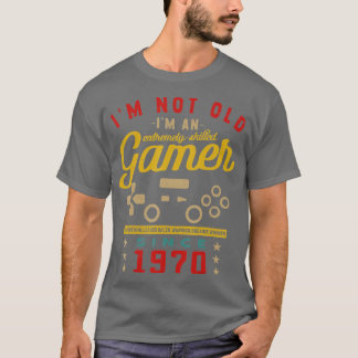 Jag är inte gammal IM A Skilled 1970VideogameGamin T Shirt