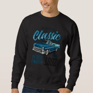 Jag är inte gammal jag är en klassisk bil vintage lång ärmad tröja