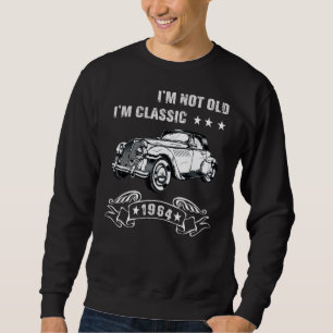 Jag är inte gammal, jag är en klassisk född 1964. lång ärmad tröja