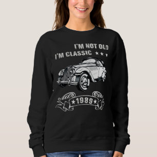 Jag är inte gammal, jag är en klassisk född 1989. t shirt