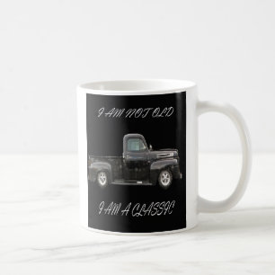 Jag är inte gammal, jag är en klassisk, funn bilgr kaffemugg