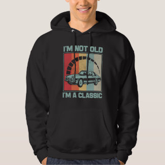 Jag är inte gammal, jag är en klassisk JAGUAR XJS Hoodie
