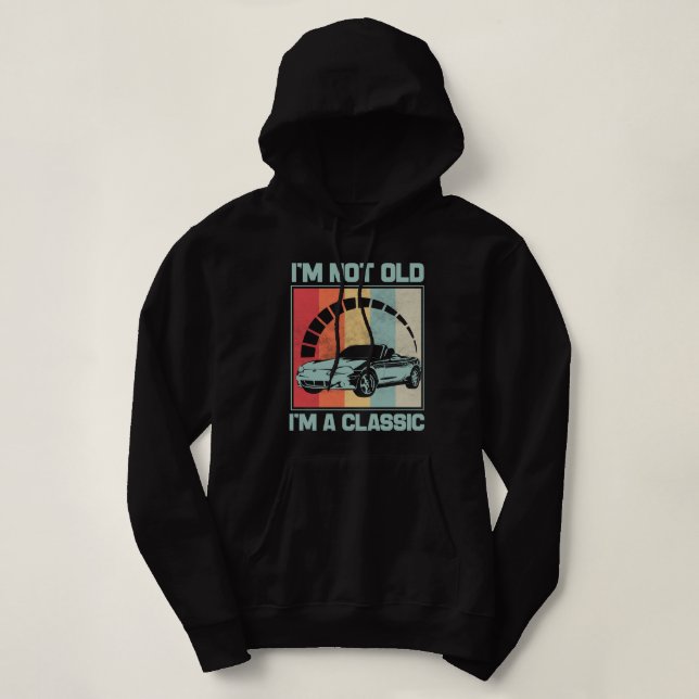 Jag är inte gammal, jag är en klassisk - MAZDA MX5 T Shirt (Design framsida)
