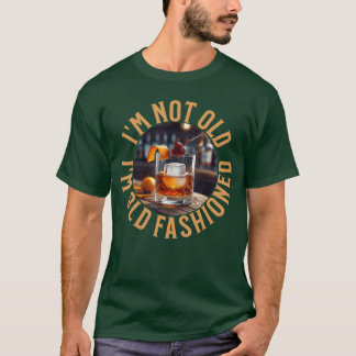 Jag är inte gammal jag är gammaldags Roligt födels T Shirt