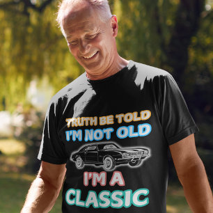 "Jag är inte gammal, jag är klassisk" 1968 Camaro  T Shirt