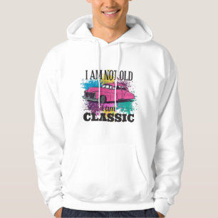 Jag är inte gammal, jag är klassisk grungy Färg St Hoodie