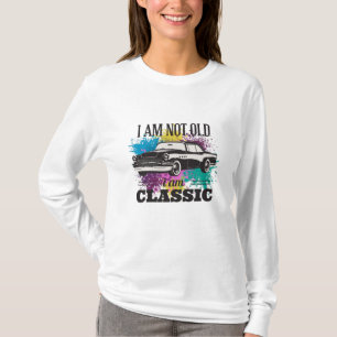 Jag är inte gammal, jag är klassisk grungy Färg St T Shirt
