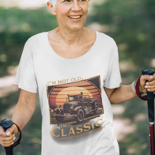 Jag är inte gammal, jag är klassisk, klassisk skön t shirt