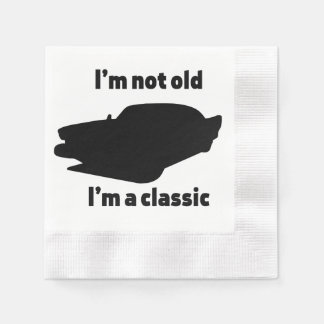 Jag är inte gammal, jag är klassisk pappersservett