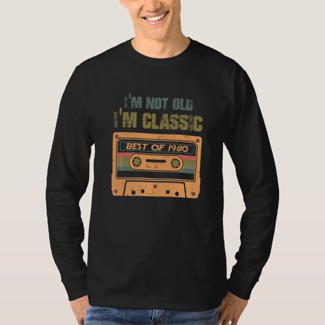 Jag är inte gammal, jag är klassisk Retro Lastbil  T Shirt (Framsida)