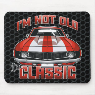 Jag är inte gammal, jag är klassisk - Retro Red Mu Musmatta