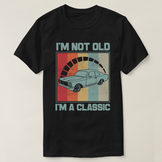 Jag är inte gammal, jag är klassisk - VAUXHALL CAV T Shirt (Design framsida)