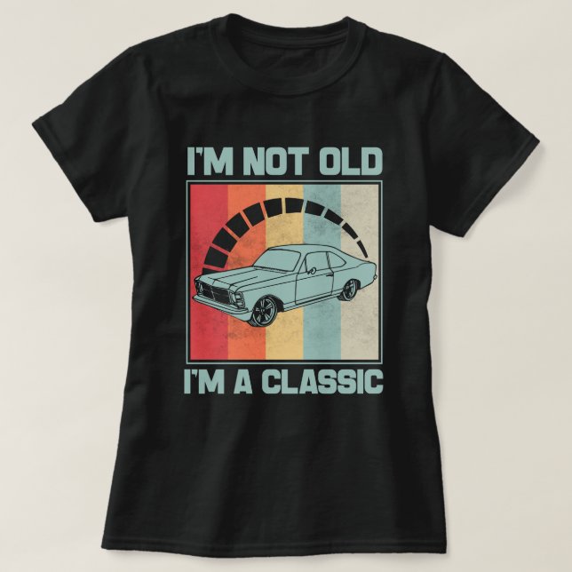 Jag är inte gammal, jag är klassisk - VAUXHALL CAV T Shirt (Design framsida)