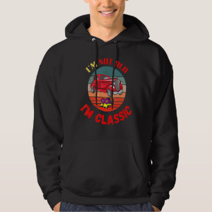 Jag är inte gammal, jag är klassisk Vintage Retro Hoodie