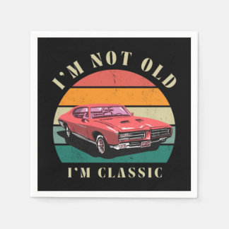 Jag är inte gammal, jag är klassiska servetter