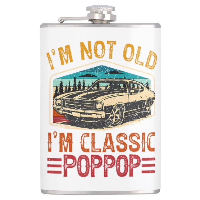 JAG är inte gammal JAG är Poppop Farfar Fickplunta (Framsidan)