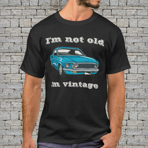 Jag är inte gammal, jag är veteran, klassisk rödbi t shirt