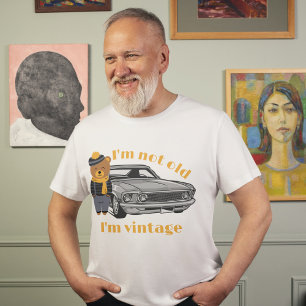 Jag är inte gammal, jag är Vintage Classic Car Anp T Shirt
