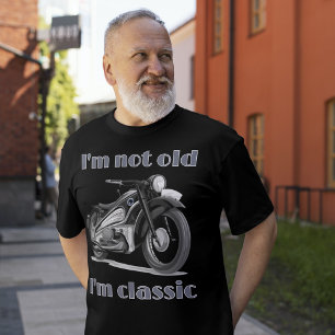 Jag är inte gammal, jag är Vintage Classic Motorcy T Shirt