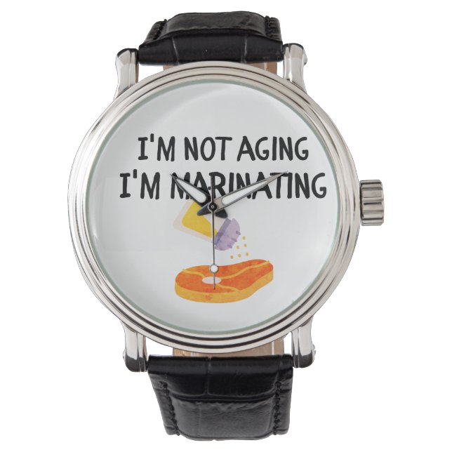 Jag är inte gammal, jag marinerar armbandsur (Framsida)
