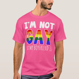 Jag är inte Gay men min pojkvän är T Shirt