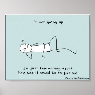 "Jag är inte ge" poster (liggande)