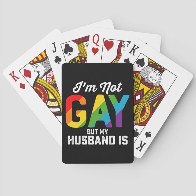 Jag är inte glad, men Make är ett lustigt Pride. Casinokort (Baksidan)