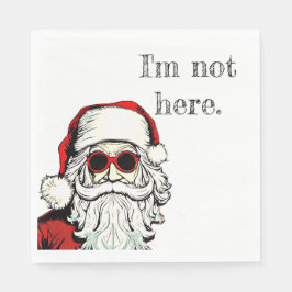 "Jag är inte här" WHIMSIGOTH HELGDAG-blöjor Pappersservett