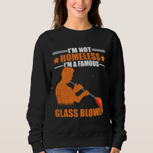 Jag är inte hemlös En berömd glaspartist glasarbet T Shirt