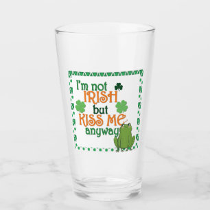 Jag är inte Irish St patricks day Beer Glaskopp
