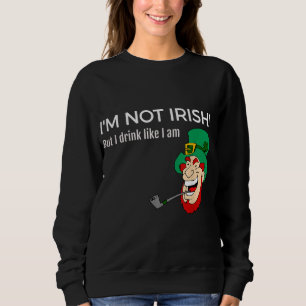 Jag är inte irländare, men jag dricker som jag är  t shirt