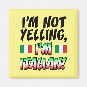 Jag är inte italienare magnet
