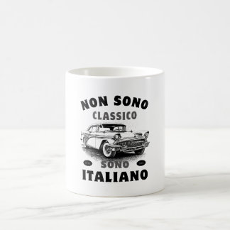 Jag är inte klassisk, jag är italienare: Sono Ital Kaffemugg