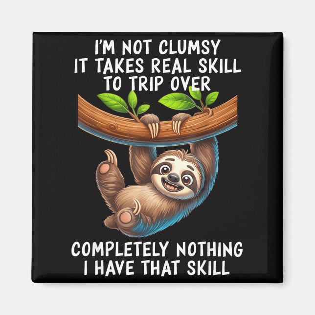 Jag är inte klumpig Det krävs verklig skicklighet  Magnet (Framsidan)