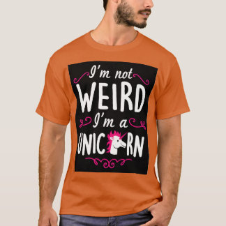 Jag är inte konstig Im a unicorn T Shirt